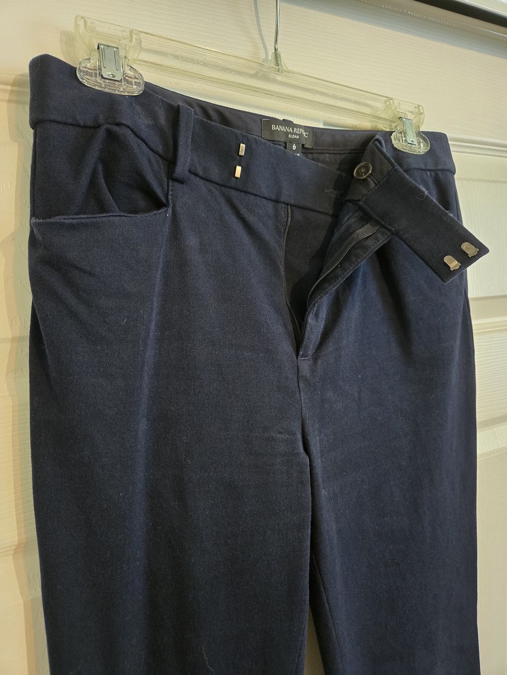 Banana Republic Navy Sloan Dress Pants